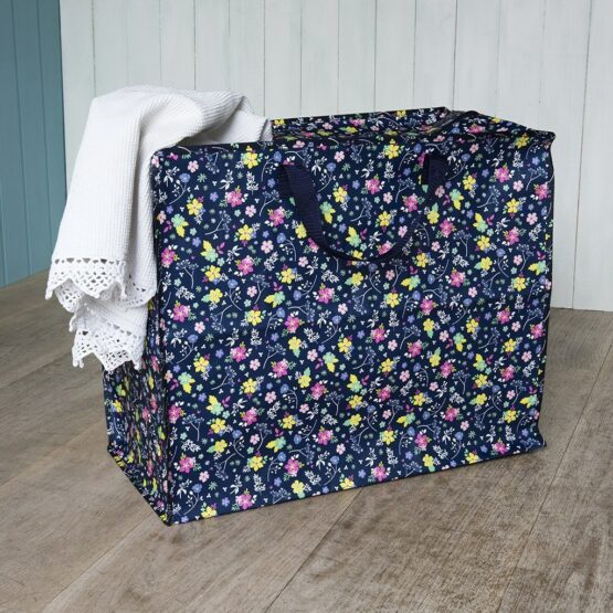 Grand Sac de Rangement - Jardin fleuri