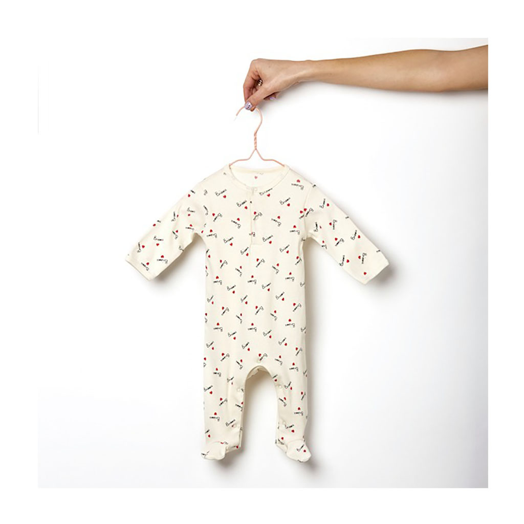 Coffret pyjama bébé Garçon en piqué de coton avec boîte et hochet