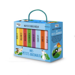 Ma petite bibliotheque huit petits livres sur les petits animaux coffret