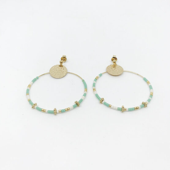 Boucles D'oreilles Léandre - Turquoise