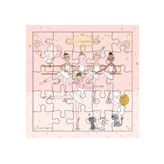 Carte Puzzle - Joyeux Anniversaire Danseuses