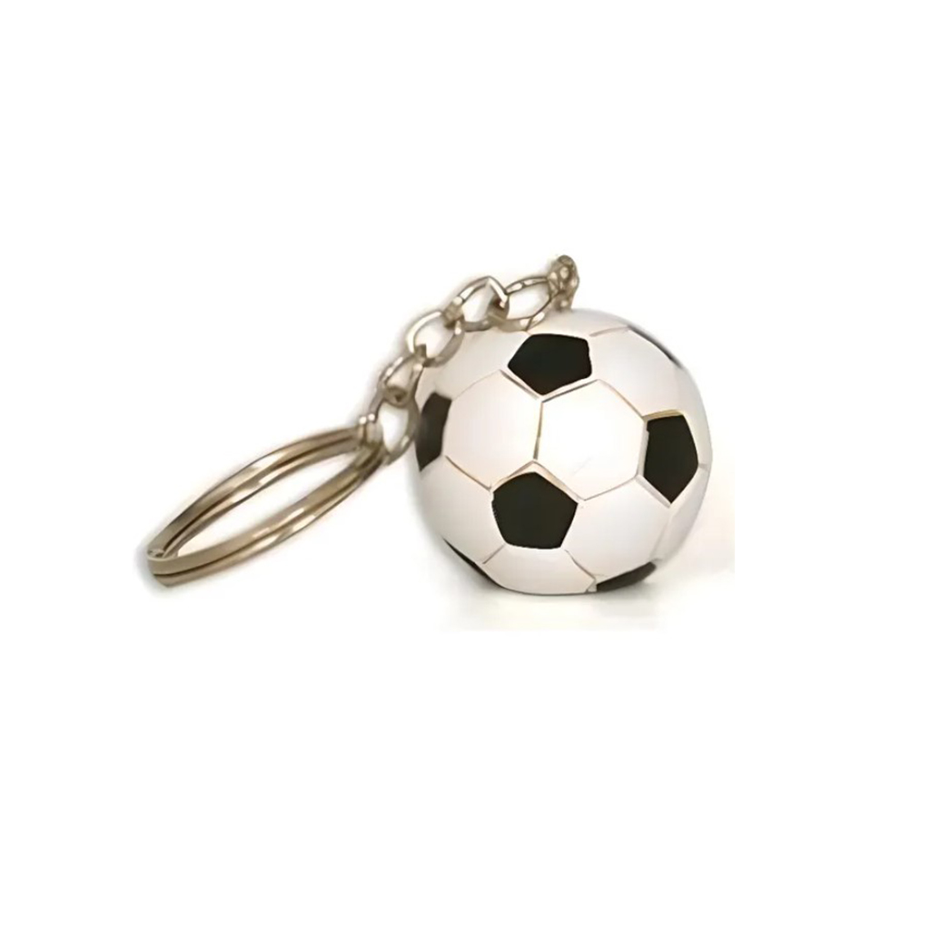 24 Pack Porte-clés de football, mini porte-clés de ballon de