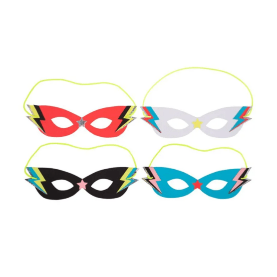 Lot de 8 Masques De Fête - Super Héros