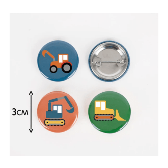 badge chantier my little day sur fond blanc