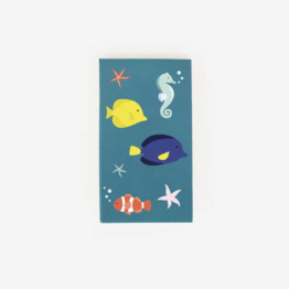 mini carnet fonds marins my little day sur fond blanc