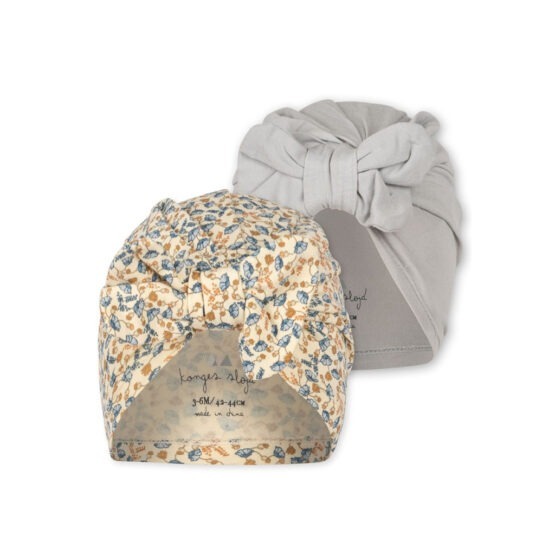 Lot de 2 turbans avec des fleurs de la marque Konges