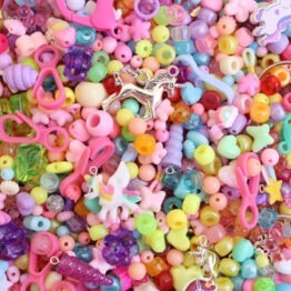 mix de perles licorne, ambiance