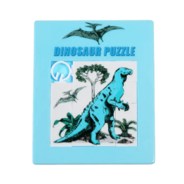 mini puzzle casse-têtes dinosaures rl sur fond blanc