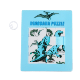 mini puzzle casse-têtes dinosaures rl puzzle en cours sur fond blanc