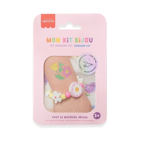 mon kit bijoux enfant fleurs la petite épicerie sur fond blanc