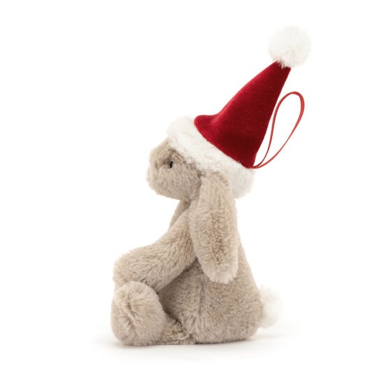 lapin de noël de profil