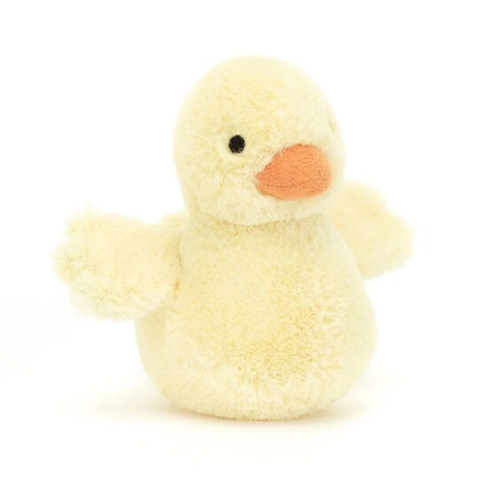 doudou canard fluffy fond blanc