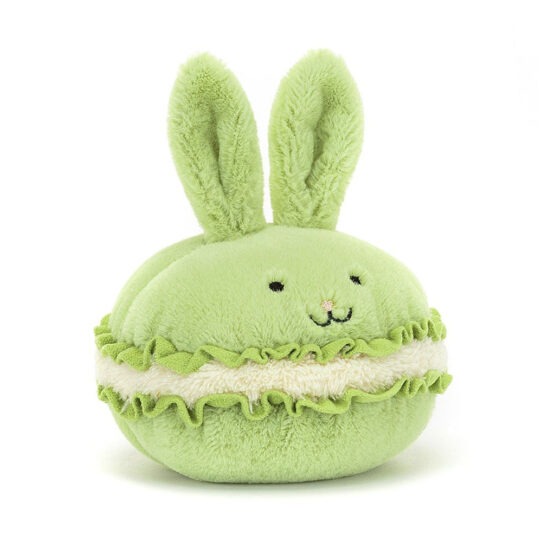 doudou lapin vert macaron