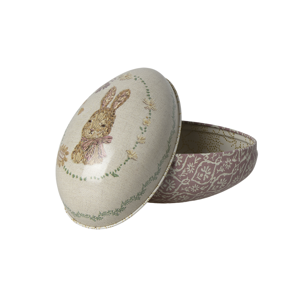 petit oeuf de pâques lapin rose maileg