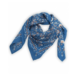 Grand foulard amour ciel bindi atelier