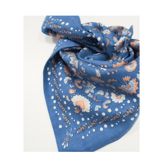 Petit foulard amour ciel bindi atelier