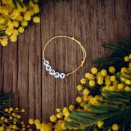 bracelet happy ambiance mimosa