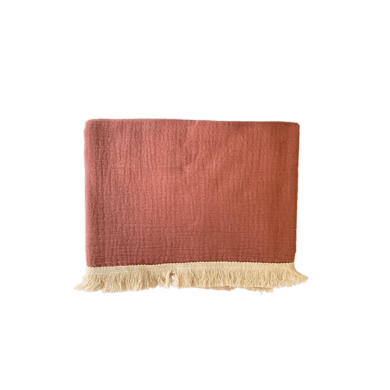 serviette de plage marsala tête de lylotte