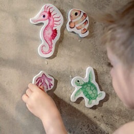 jeu de bain en mousse animaux de la mer filibabba photo enfant et figurines