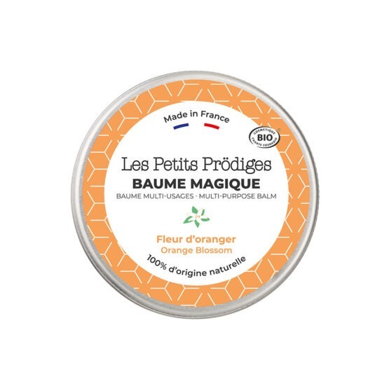 baume magique multi-usages fleur d'oranger les petits prödiges sur fond blanc