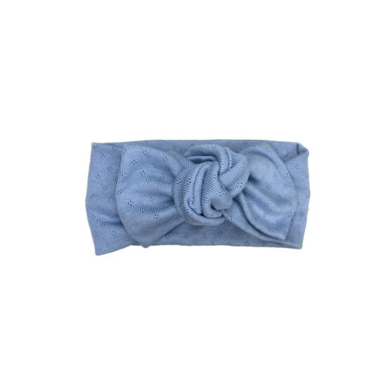 bandeau pointelle bleu tête de lylotte