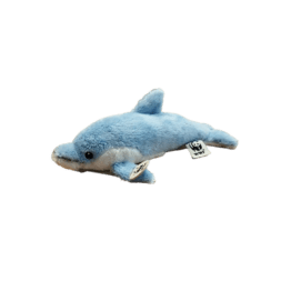 doudou dauphin bleu bon ton toys sur fond blanc