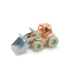 tracteur en bioplastique dantoy sur fond blanc