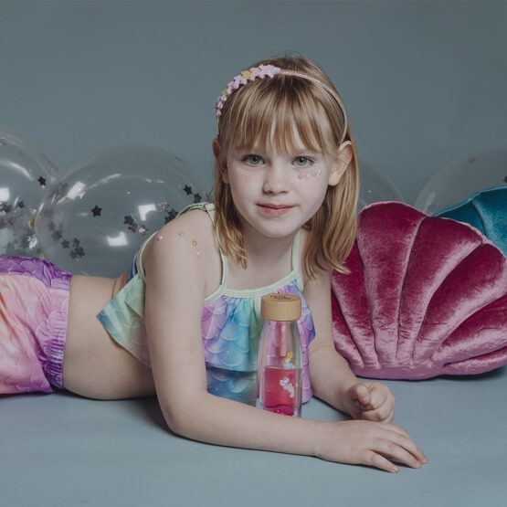 une bouteille sensorielle sirène Petit Boum, ambiance