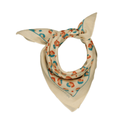 petit foulard graou léopard chamaye