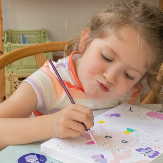 Peinture au numéro maneki neko la petite épicerie