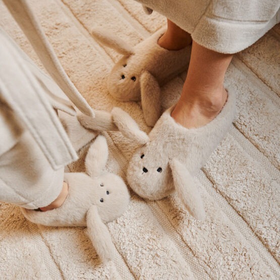 chaussons lapin sable liewood