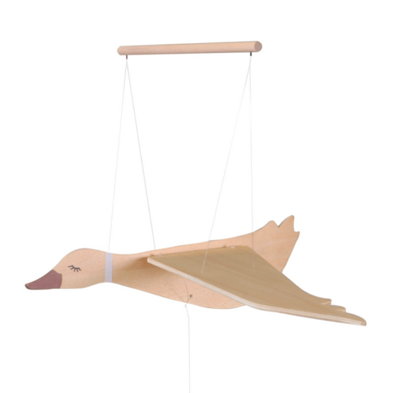 Mobile - Oie Volante En Bois - Egmont Toys