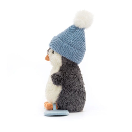 Doudou Pingouin Cacahuète snowboard - Jellycat