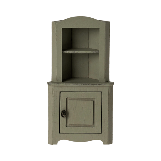 Armoire D'Angle Miniature - Vert - Maileg 1