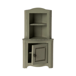 Armoire D'Angle Miniature - Vert - Maileg 2