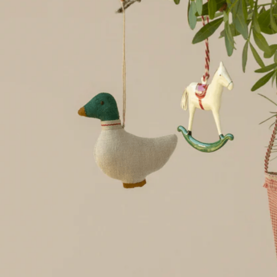 Décoration De Noël - Canard - Vert - Maileg 4