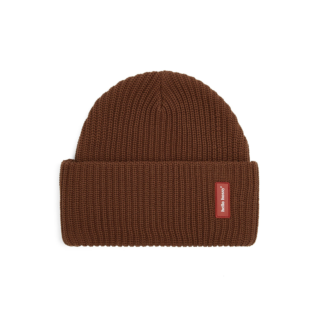 bonnet flow marron hello hossy | Concept Store enfants à Vannes