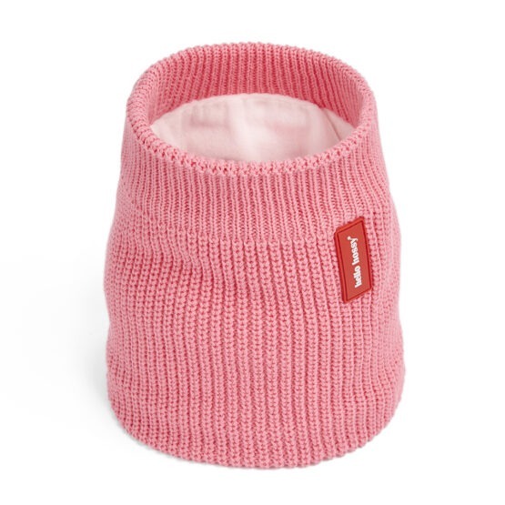 Snood pink hello hossy sur fond blanc