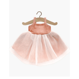 une robe à tutu Rosella pour poupée Minikane, vue de face sur fond blanc