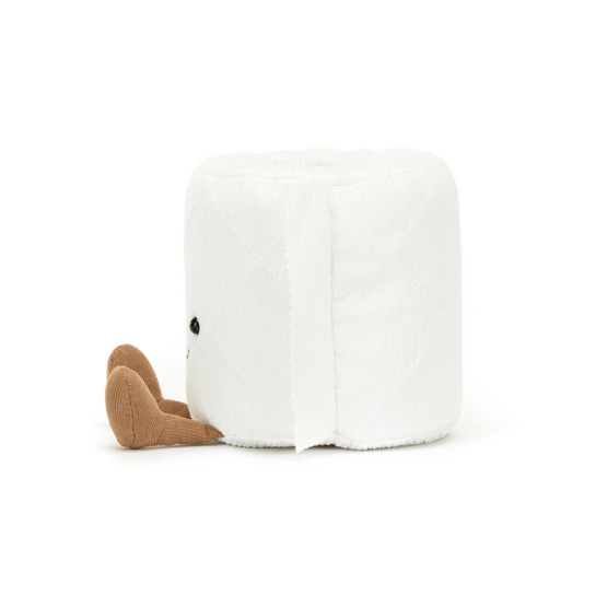 Doudou amuseable rouleau de papier toilette jellycat