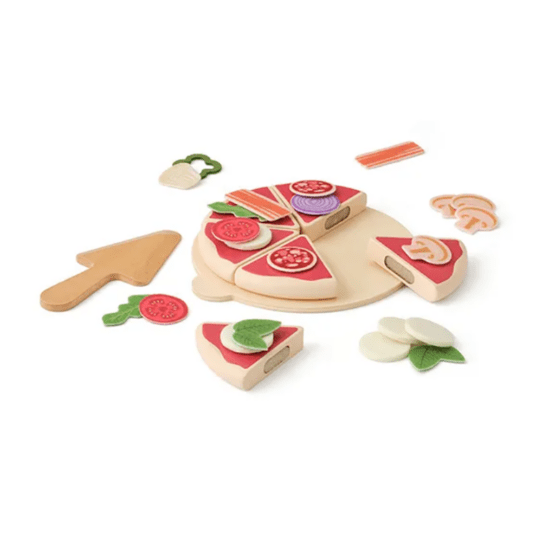 kit de pizza en bois kid's concept