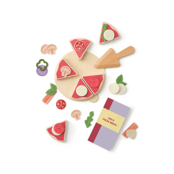 kit de pizza en bois kid's concept