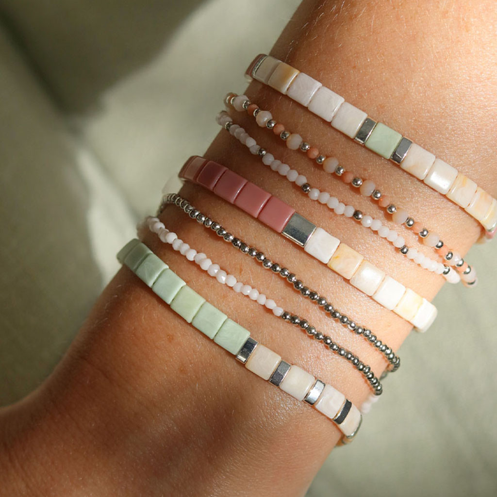 Kit diy bijouterie mon set de bracelets argent la petite épicerie