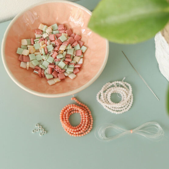 Kit diy bijouterie mon set de bracelets argent la petite épicerie