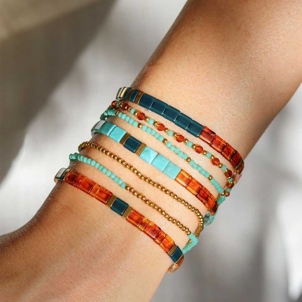 Kit diy bijouterie mon set de bracelets doré la petite épicerie