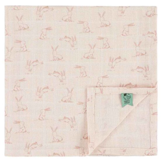 Grand lange Mme Lapin Trixie Baby zoomer sur fond blanc