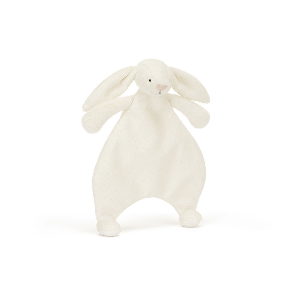 Doudou plat lapin blanc jellycat | Magasin de jouets à Vannes