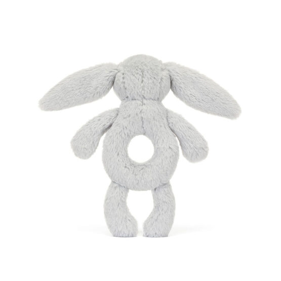 Doudou hochet lapin gris jellycat | Magasin de jouets à Vannes