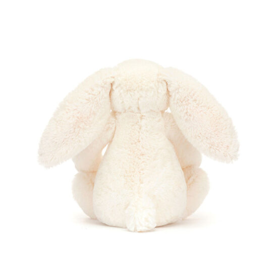 Doudou lapin blanc oreilles petites fraises jellycat