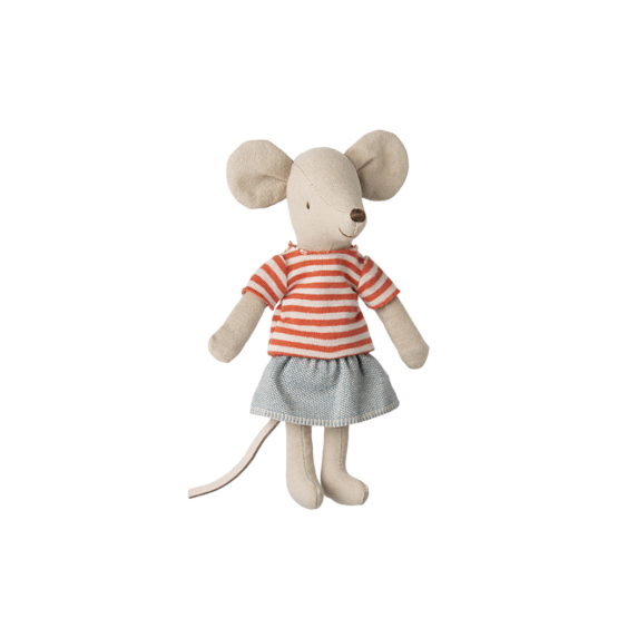 Souris mimie grande soeur mains aimantées maileg